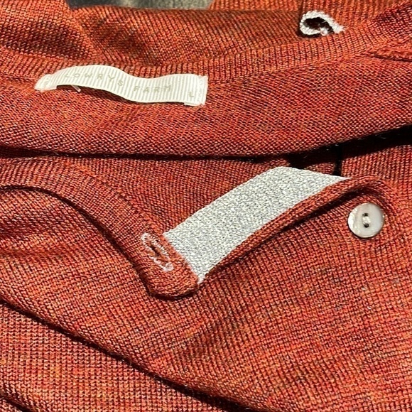 Lowrys Farm maroon wool blend cardigan - Picture 2 of 11